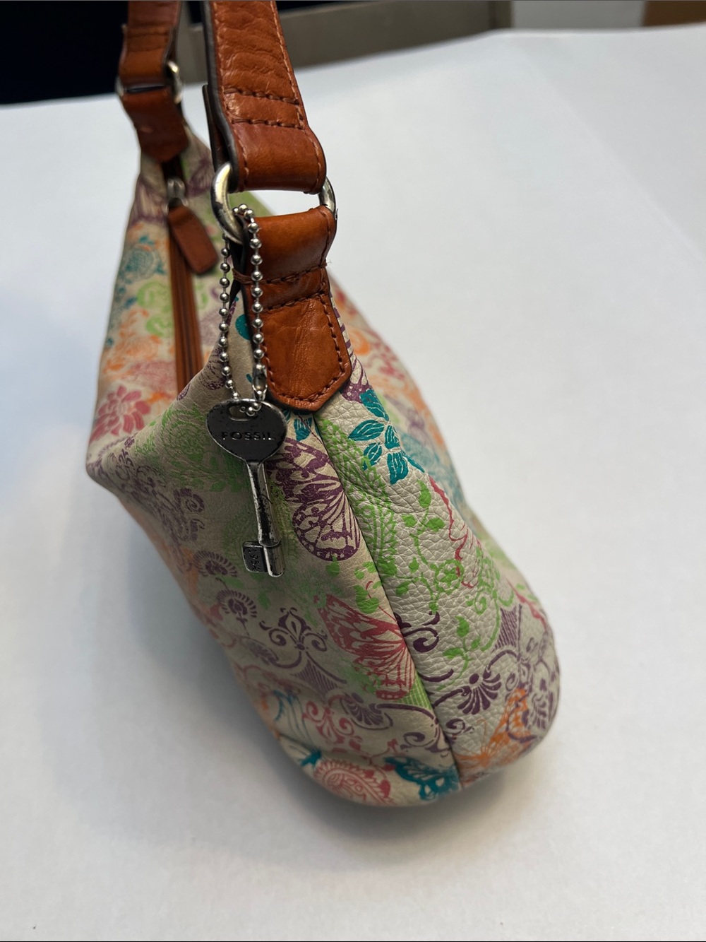 Y2K VINTAGE FOSSIL BUTTERFLY BUNDLE SHOULDER BAG SMALL WALLETS KEY CHARM - Picture 4 of 16